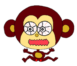 Monkey of Nana-chan sticker #4065304