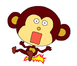 Monkey of Nana-chan sticker #4065313