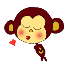 Monkey of Nana-chan sticker #4065321