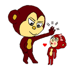 Monkey of Nana-chan sticker #4065331