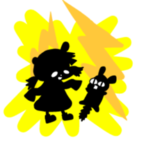 Kawaii Rabiko Life and greeting ver.1 sticker #4065970