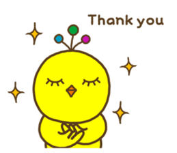 something chick PIYONA (English) sticker #4066579