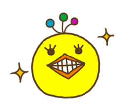 something chick PIYONA (English) sticker #4066580