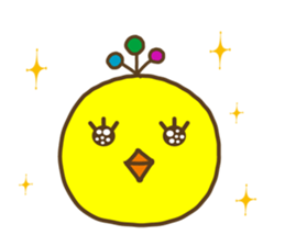 something chick PIYONA (English) sticker #4066581