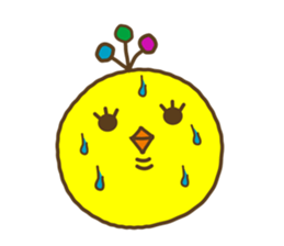 something chick PIYONA (English) sticker #4066585