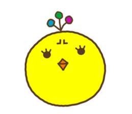 something chick PIYONA (English) sticker #4066587