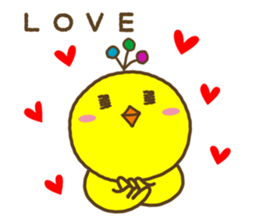 something chick PIYONA (English) sticker #4066590