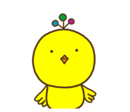 something chick PIYONA (English) sticker #4066597