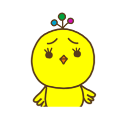 something chick PIYONA (English) sticker #4066599