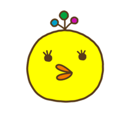 something chick PIYONA (English) sticker #4066602