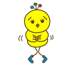 something chick PIYONA (English) sticker #4066609