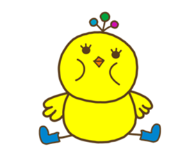 something chick PIYONA (English) sticker #4066611