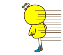 something chick PIYONA (English) sticker #4066612