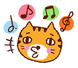 3 gatos sticker #4067335