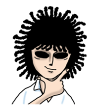 Man of the solitary island sticker #4067510