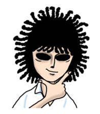 Man of the solitary island sticker #4067510