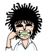 Man of the solitary island sticker #4067511