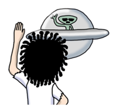 Man of the solitary island sticker #4067524