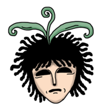 Man of the solitary island sticker #4067528