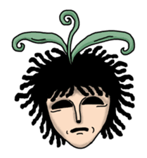 Man of the solitary island sticker #4067528