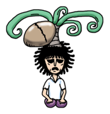 Man of the solitary island sticker #4067529