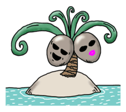 Man of the solitary island sticker #4067535