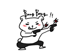 MOVIE LOVE BEAR sticker #4067948