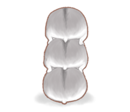 Lovely tiny hamsters and humorous hammy sticker #4069717