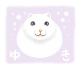 Lovely tiny hamsters and humorous hammy sticker #4069720