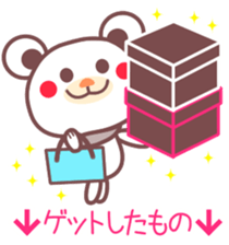 Happy New Year -Chocolate bear- sticker #4070047