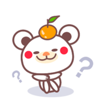 Happy New Year -Chocolate bear- sticker #4070051