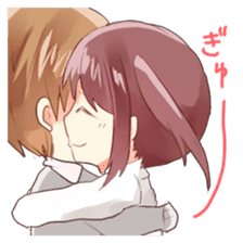 Comfortable couple sticker sticker #4070895