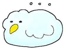 pretty small birds sticker #4071217