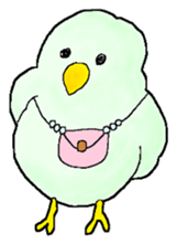 pretty small birds sticker #4071219