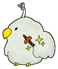 pretty small birds sticker #4071228