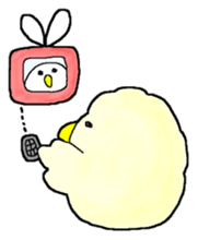 pretty small birds sticker #4071229