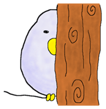 pretty small birds sticker #4071230