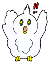 pretty small birds sticker #4071231