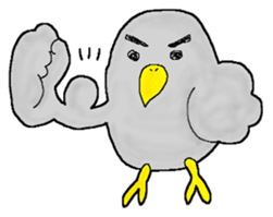 pretty small birds sticker #4071236