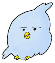 pretty small birds sticker #4071242