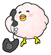 pretty small birds sticker #4071244