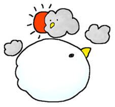 pretty small birds sticker #4071246