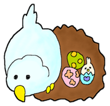 pretty small birds sticker #4071254