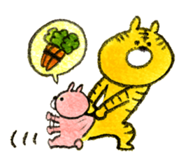 Life of the tiger and rabbit Ver.3 sticker #4071589