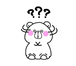 pretty polar bear sticker #4071622