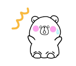 pretty polar bear sticker #4071625