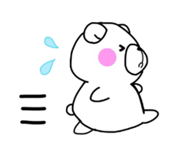 pretty polar bear sticker #4071628