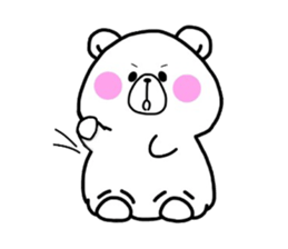 pretty polar bear sticker #4071635