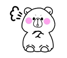 pretty polar bear sticker #4071638