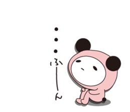 Black ear momoco -Basic version- sticker #4072299